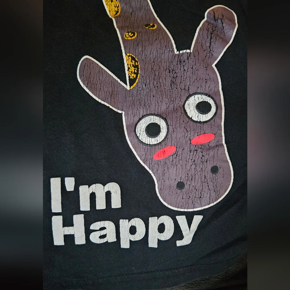 Kids Kiyomi Black Long Sleeve Shirt with Giraffe szM - Picture 4 of 7